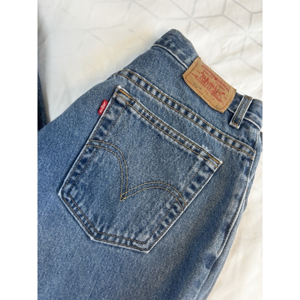 Vintage Levi's 550 Jeans Women's  12M Blue Classic Relaxed‎ Fit Misses VTG
